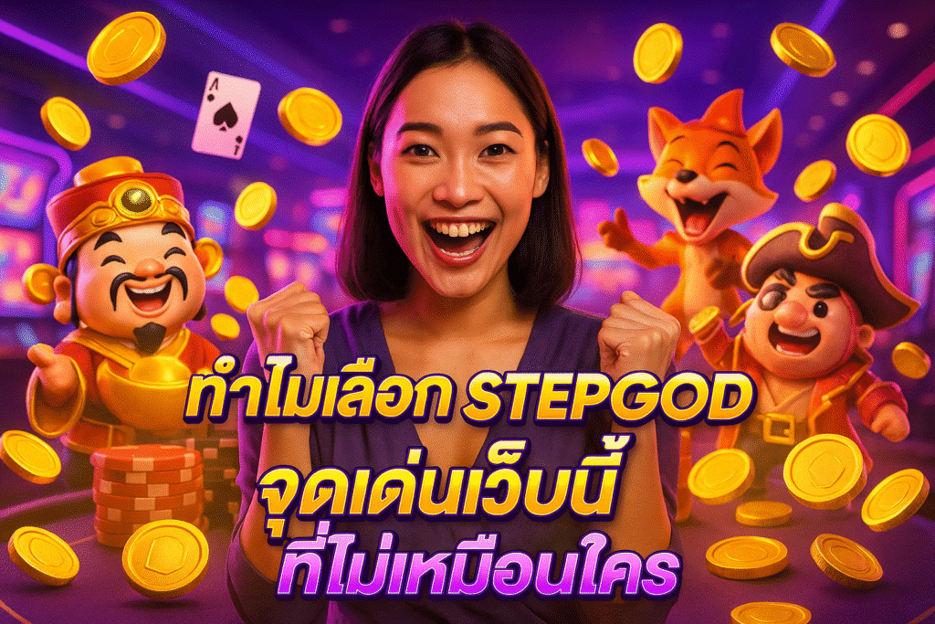 ทำไมเลือก STEPGOD จุดเด่นเว็บนี้ที่ไม่เหมือนใคร
