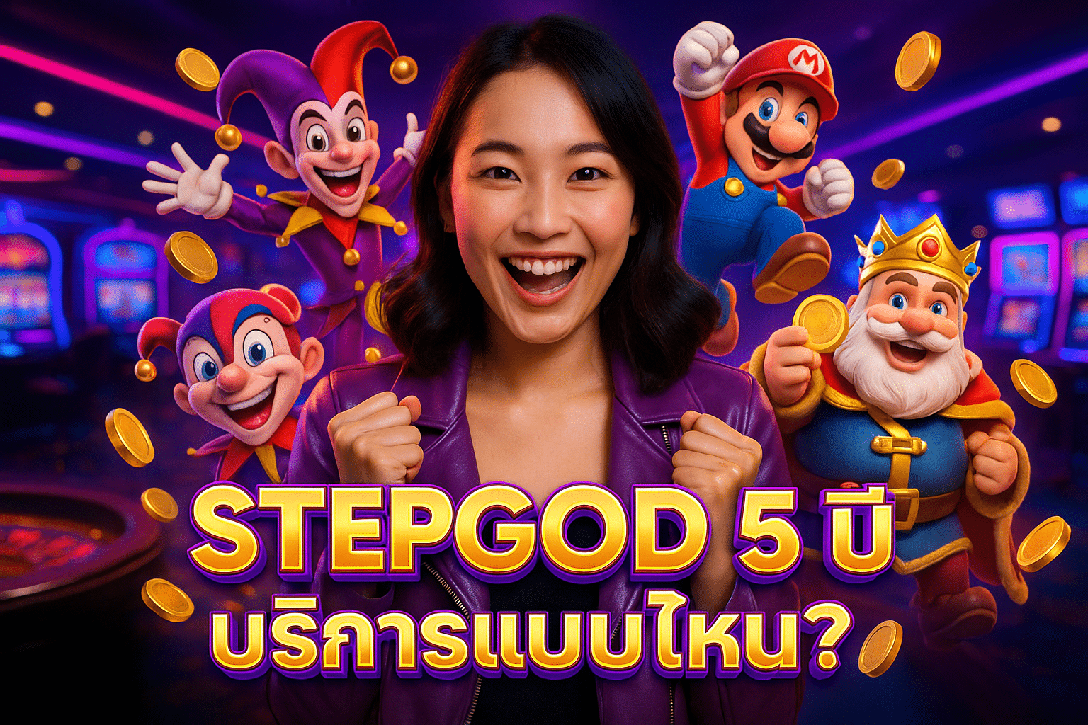 STEPGOD การันตี 5 ปี บริการแบบไหน?