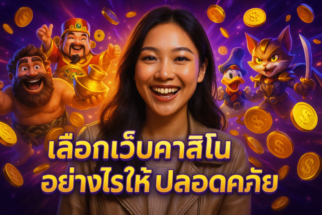 เลือกเว็บคาสิโนอย่างไรให้ปลอดภัย