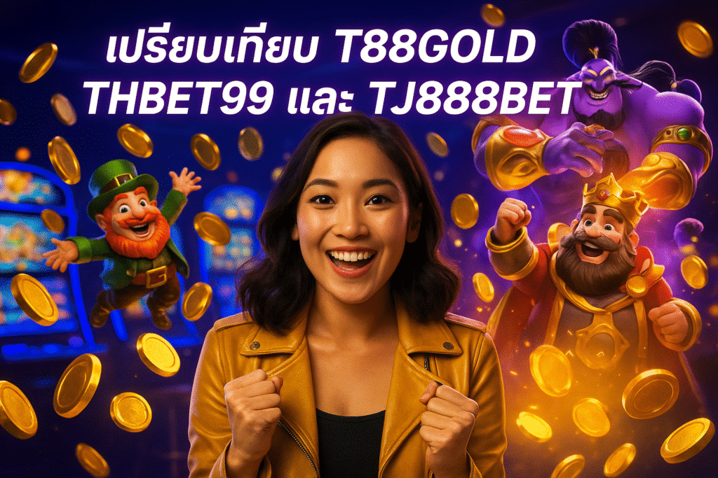 เปรียบเทียบ T88GOLD THBET99 และ TJ888BET