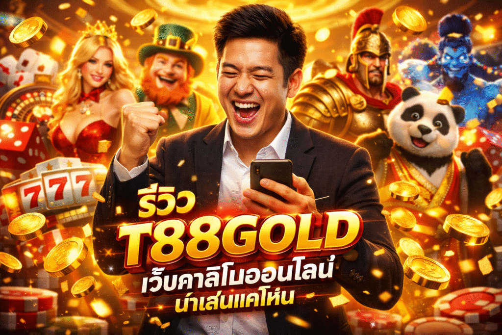 รีวิว T88GOLD เว็บคาสิโนออนไลน์ น่าเล่นแค่ไหน